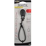 Nite Ize GLK12-01-R3 Gear Tie Dockable, 12-Inch, Black