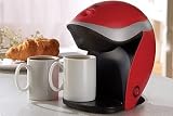 New Red Cooks Professional 2 Cup Filter Coffee Maker Kitchen Home