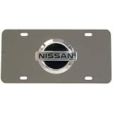 Pilot Automotive LP-151B Chrome Nissan 3D License Plate by Pilot Automotive