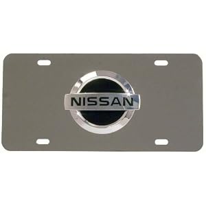 Pilot-Automotive-LP-151B-Chrome-Nissan-3D-License-Plate