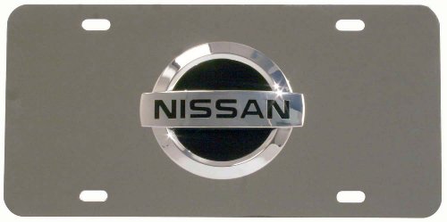 Pilot Automotive LP-151B Chrome Nissan 3D License Plate