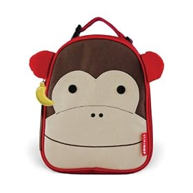 Skip Hop Zoo Lunchie Insulated Lunch Bag, MonkeySkip Hop Zoo Lunchie Insulated Lunch Bag
