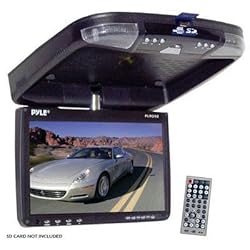 PYLE PLRD92 9 Flip Down Monitor and DVD player with Wireless FM Modulator/ IR Transmitter