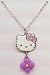 Purple Necklace Hello Kitty Flower Necklace (Purple Flower)
