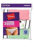 Hanes Women's Sporty Bikini 4 Pack Asst 5