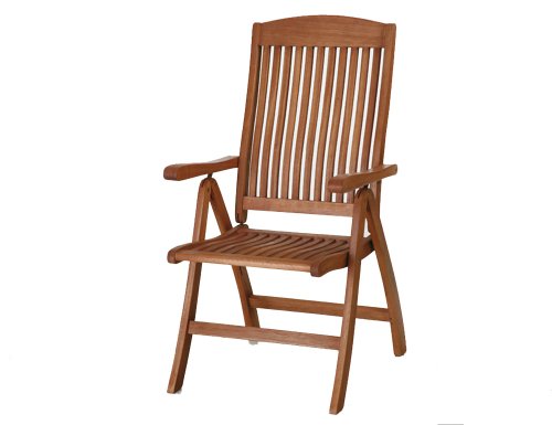 Siena Garden Klappsessel Nassau, L 59 x B 65 x H 110 cm Eukalyptus-Holz, FSC