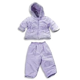 Buy Carter's - Infant Girls 2 Piece Winter Snow Suit Jacket And Pant Set, Lilac by carter's