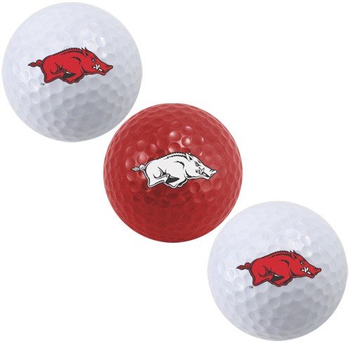 Arkansas Razorbacks 3-pack Golf Balls