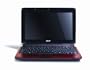 Acer Aspire One AOD150-1587 10.1-Inch Ruby Red Netbook - 2.5 Hour Battery Life