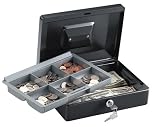 SentrySafe CB10 Small Cash Box, Black