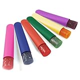 Silicone Ice Pop Maker [Set of 6] and Popsicle Molds BPA Free - Over 10 Healthy Recipes by Email; Popsicle Maker is FDA Approved; Freezer Pop; 100% Food Grade Silicone; Dishwasher Safe; Non Stick; Easy to Clean; Kid-friendly; Ice Pop Mold Flexible Push-up Design; Healthy Snacks for Kids; Make Eating Vegetables Fun Again; Lifetime Replacement Guarantee