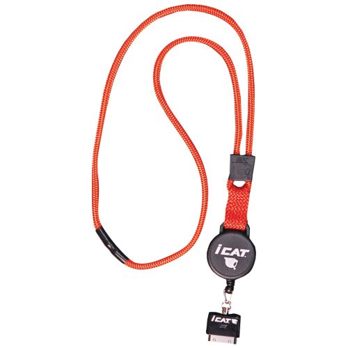 iCat 11029Cp-C98 Reel Neck It Lanyard with Retractable Reel Leash - Holder - Retail Packaging - Orange