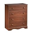 South Shore Furniture, Heavenly Collection, 4 Drawer Chest, Royal Cherry