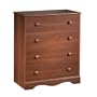 South Shore Furniture, Heavenly Collection, 4 Drawer Chest, Royal Cherry