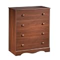 South Shore Furniture, Heavenly Collection, 4 Drawer Chest, Royal Cherry