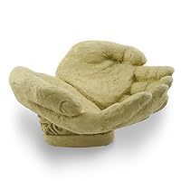 Cupped Hands Concrete Sculpture / Bird Feeder / Candy Dish / Catchall