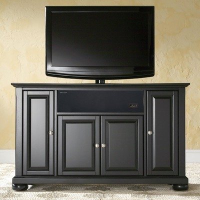 Crosley Furniture Alexandria 48-Inch AroundSound TV Stand, Black