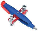 Knipex 00 11 07 Stift-Schaltschrank-Schl&uuml;ssel f&uuml;r g&auml;ngige Schr&auml;nke und Absperrsysteme 210 mm