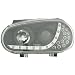 FK Automotive FKFSVW010065 Daylight Scheinwerfer passend f�r VW Golf 4 (Typ 1J) Bj. 98-03 schwarz
