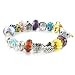 Bling Jewelry 925 Sterling Silver Pandora Bead Bracelet Style Mothers Beads Bracelet 7.5"