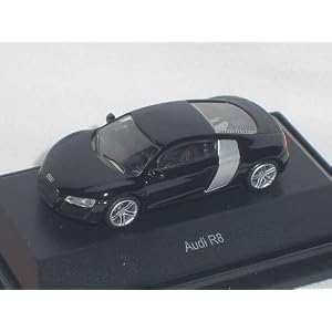 AUDI R8 R 8 COUPE SCHWARZ HO H0 1/87 HERPA MODELLAUTO MODELL AUTO