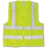 Neiko&reg; Safety Vest Front Zipper | High Visibility ANSI/SEA Standard - Size XL