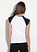 Bella Women's 1x1 Baby Rib Contrast Cap-Sleeve Raglan T-Shirt BEL2020
