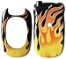 Orange Fire on Black - LG VX8300 Protective Hard Case - Snap on Faceplate