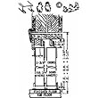 Johnson Prod. 1166G722 Sliding Door Hardware