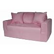 Fun Furnishings Sofa Sleeper, Pink Micro Suede Fun Furnishings Sofa Sleeper, Pink Micro Suede