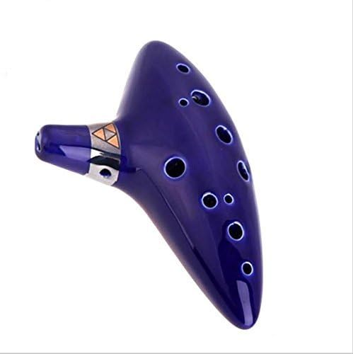 Musicella 12-Hole Ocarina Alto C Musical Instrument/Toys/Cosplay Prop for Legend of Zelda , Includes a user's guide and music sheet