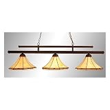 Imperial International Tan 3 Shade Billiard Lamp