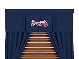 MLB Atlanta Braves - 5pc Boys Drapes and Valance Set