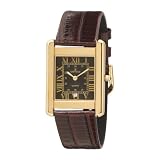 Sartego Hommes SED122R Tol&egrave;de bracelet en cuir Montre &agrave; quartz