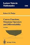 (Convex Functions, Monotone Operators and Differentiability) By Phelps, Robert R. (Author) Paperback on (09 , 1993)