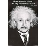 Albert Einstein (Curiosity) Art Poster Print - 23x35 Collections Poster Print, 23x35 College Poster Print, 23x35