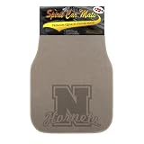 41ViTkJ9E2L. SL160  North Kansas City Hornets High School Custom Laser Etched Floor Mats   Tan