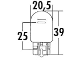 Produkt-Bild: Glassockel-Gl&uuml;hlampe 12V 21/5W W3x16Q, f&uuml;r R&uuml;cklicht