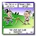 Londons Times Funny Panel Hollywood Cartoons - Jerry Lewis Clark Gable Expedition - Wall Clocks