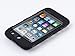ULAK Zebra Design Combo Black Hard PC and Soft Silicon Case Cover for Apple iPod Touch 4 4th Gen + Stylus