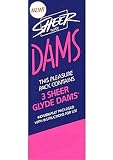 Glyde Usa Sheer Dental Dams, Black/Cola