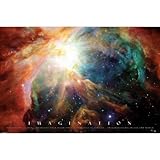 Imagination-Nebula-Motivational, Photography Poster Print, 24 by 36-Inch