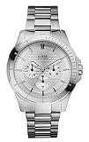 Guess Men's U11639G1 Stainless-Steel Quartz Watch with Silver Dial