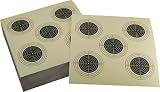 Tech Force Paper Pistol Targets, 5 Bullseyes, 5.5x5.5, 100ct