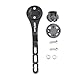 Vbestlife Out-Front Bike Computer Mount Road Bicycle GPS Computer Handlebar Mount Stem Holder for Garmin Egde Cateye Bryton