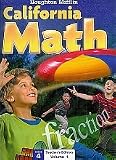 Houghton Mifflin California Math Grade 4 (Teacher's Edition) (Volume 1)