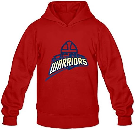 HAGB3K Men Warriors Hoodies M Red