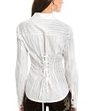 G by GUESS Holt Pinstripe Top