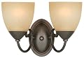 Hardware House 543827 Berkshire 12-1/4-Inch by 8-1/4-Inch Bath/Wall Lighting Fixture Oil Rubbed Bronze