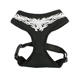 Authentic Puppia Flame Harness, Black, Large Authentic Puppia Flame Harness, Black, Large